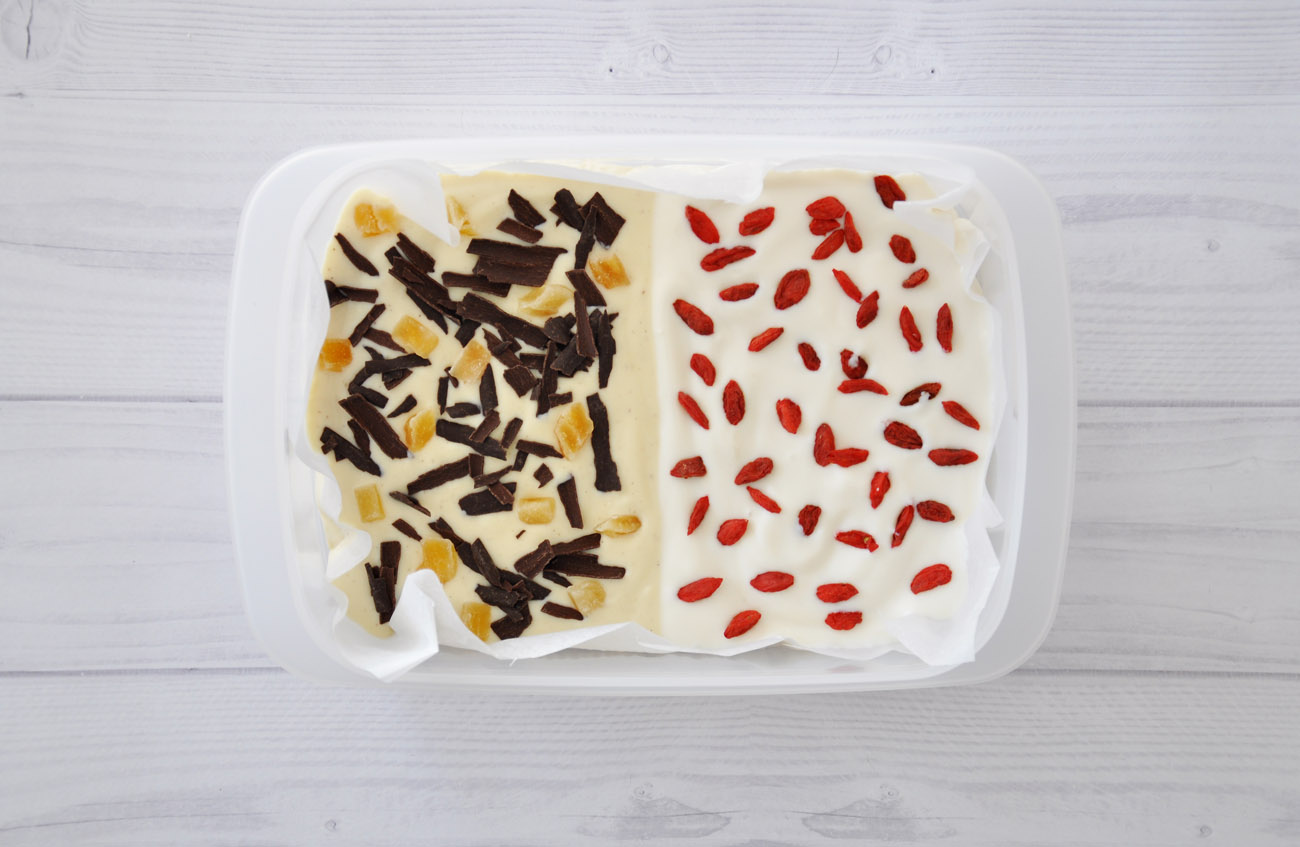 Joghurt Eis Riegel mit Alpro Sojajoghurt 4
