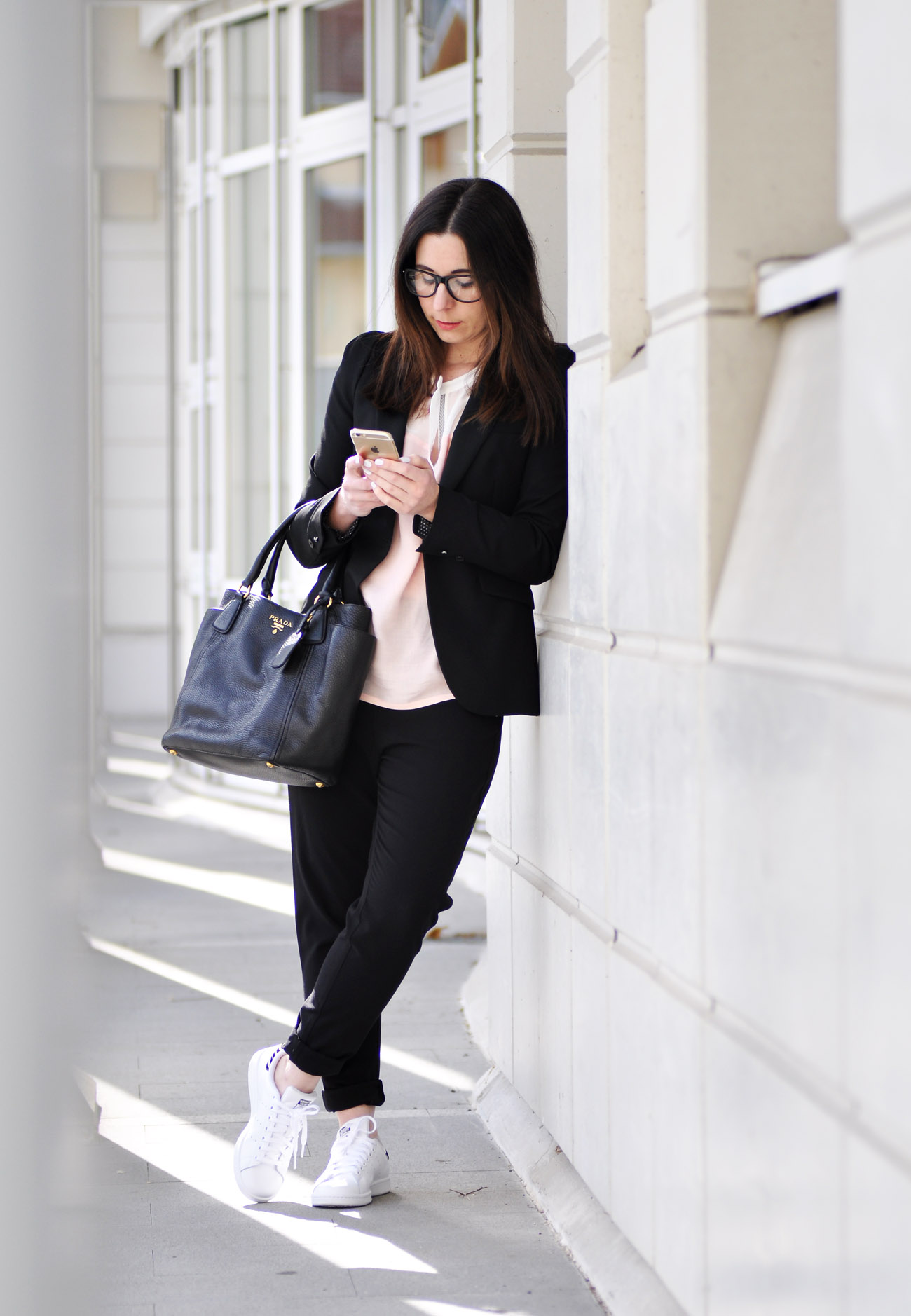 How to style Business Chic adidas Stan Smith Sneaker