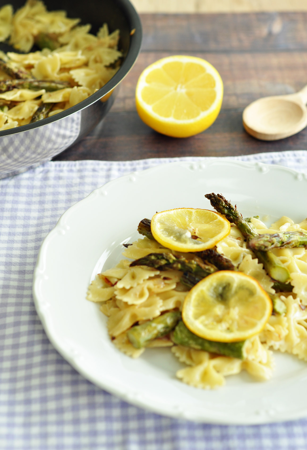 Rezept: vegane Spargel Zitronen Pasta #heutemalvegan