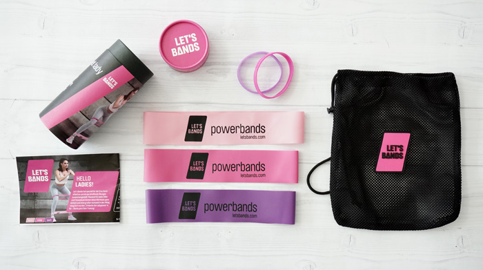Fitness Uebung Lets Bands Powerbands Lady Set 7