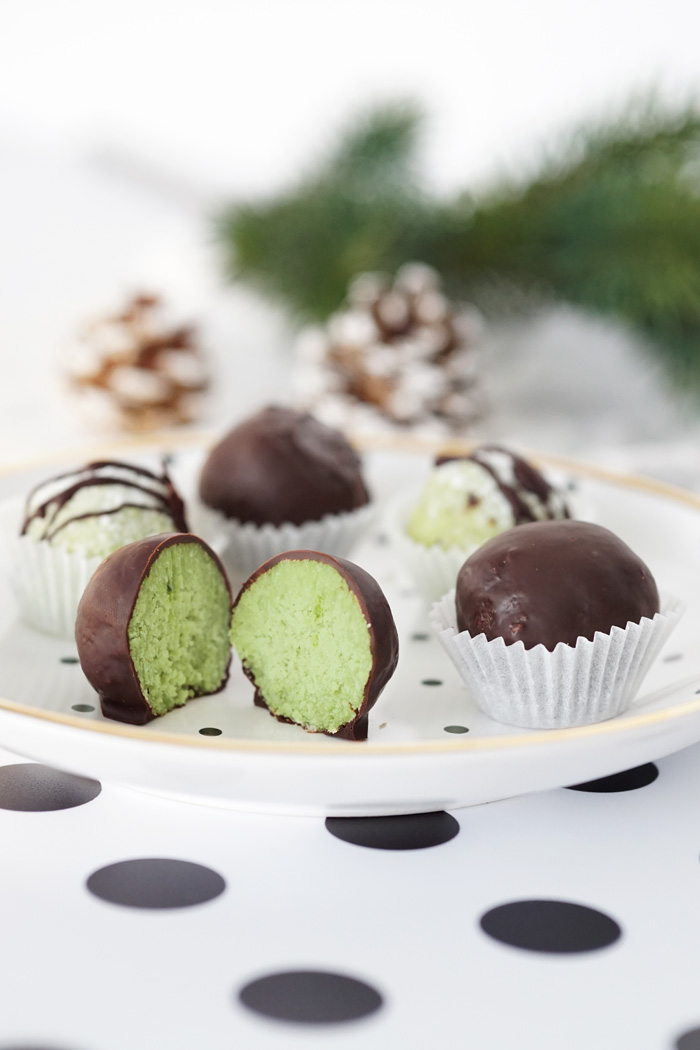 gesunde kekse matcha kokos truffles 2