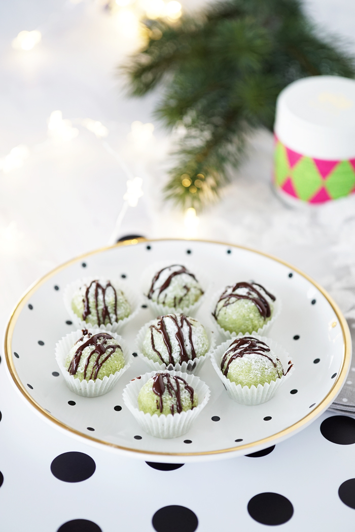 gesunde kekse matcha kokos truffles 6