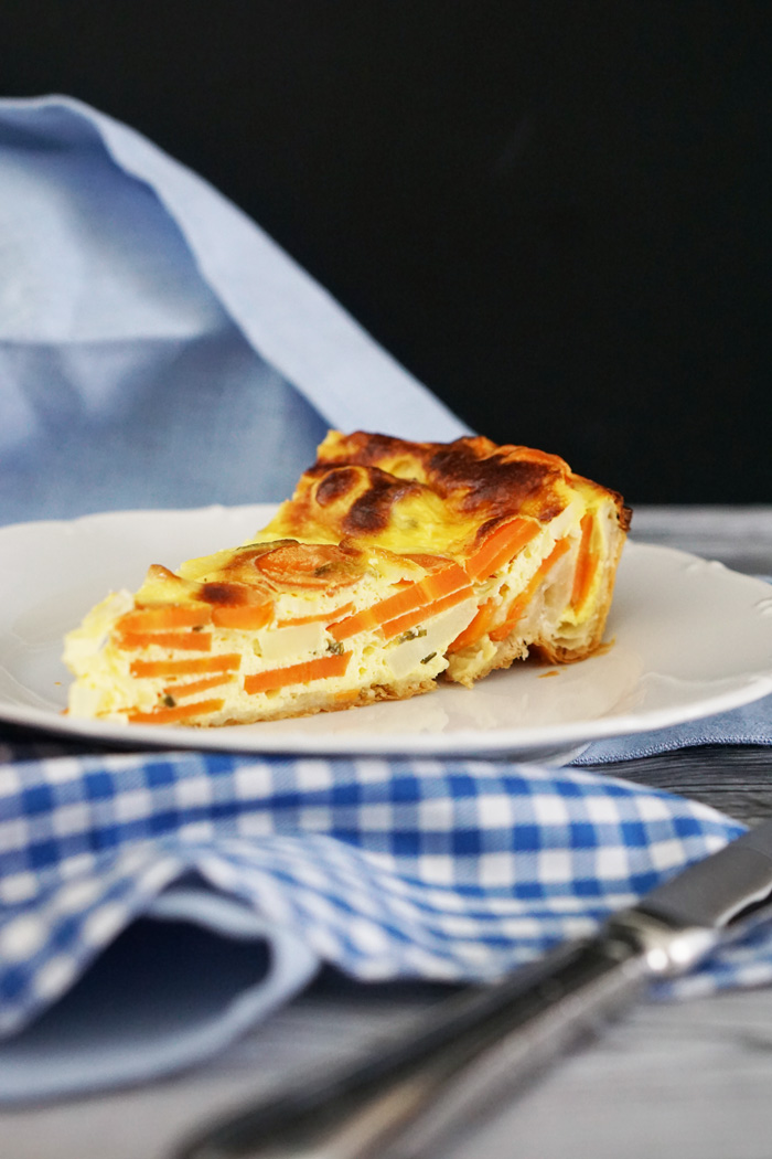 Rezept Pastinaken Karotten-Pastinaken-Quiche 2