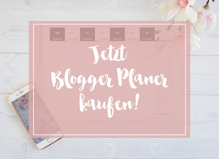 Blogger Planer 2016 kaufen