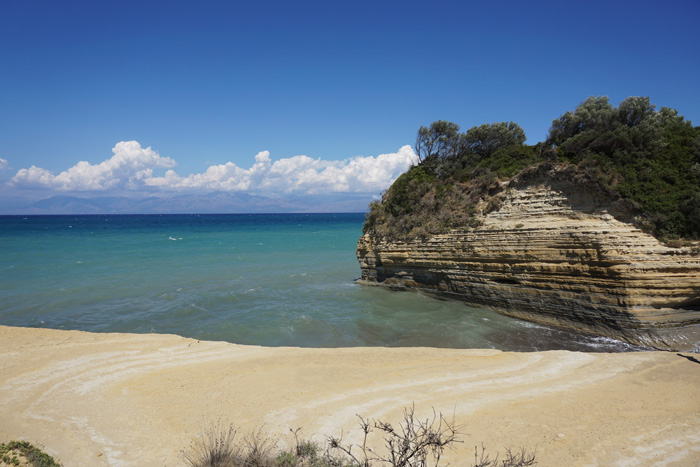 Die schönsten Strände auf Korfu: Sidari Beach