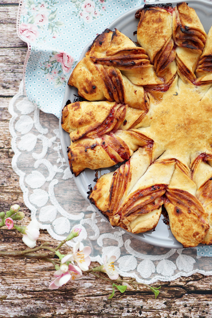 Rezept Anleitung Sternbrot Marmelade weisse Schokolade histaminarm 5