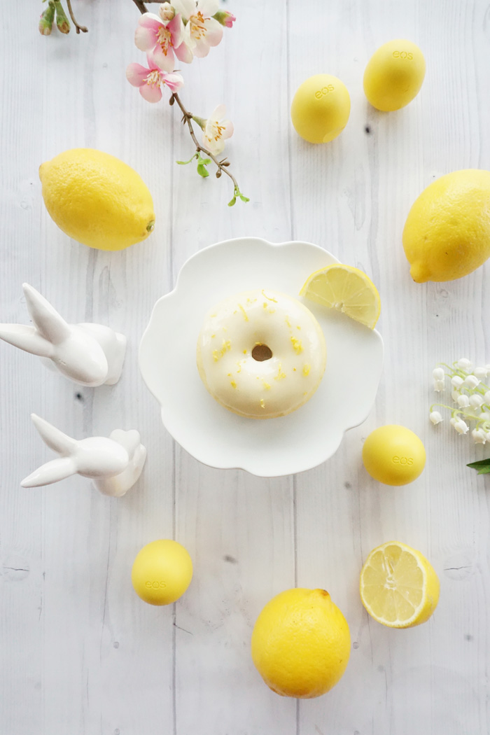 Zitronen Donut Rezept eos lemon drop lipbalm 1