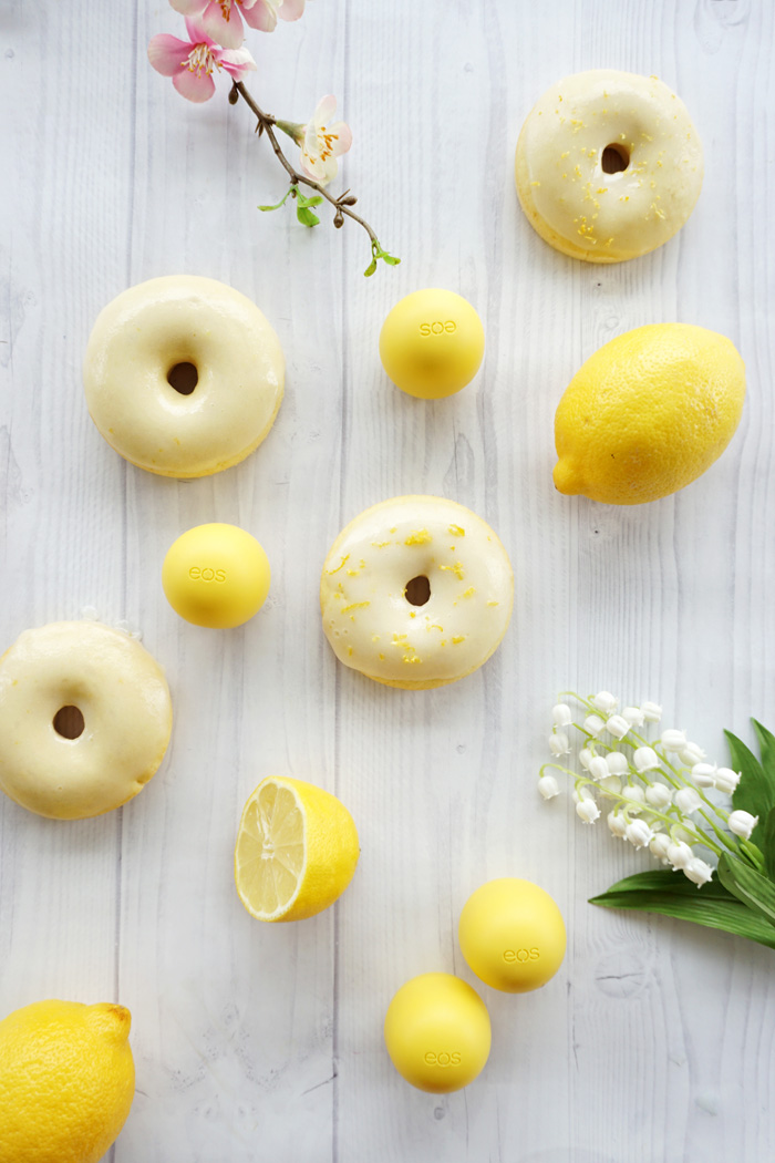 Zitronen Donut Rezept eos lemon drop lipbalm 4