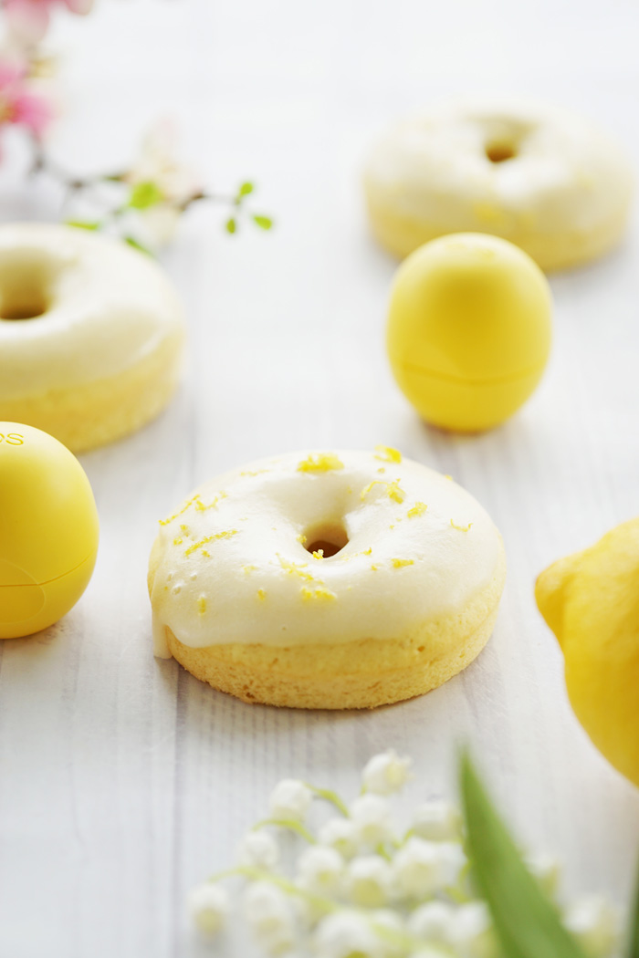 Zitronen Donut Rezept eos lemon drop lipbalm 5