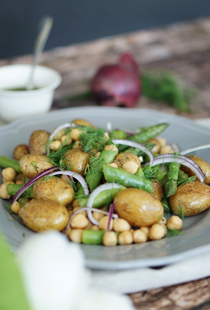 Rezept Spargel Salat mit Kartoffeln Saisonal Kochen 5