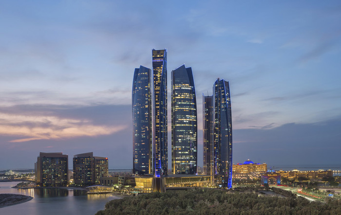 Jumeirah_at_Etihad_Towers_-_Evening_Tower_Shot