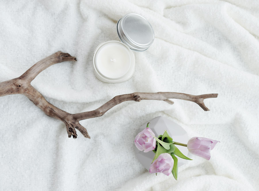 spring flatlay