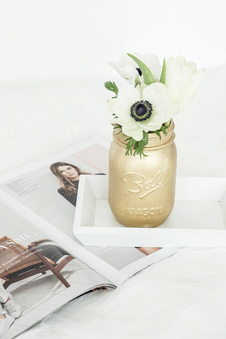 DIY Mason Jar Vasen selbstgemacht 3