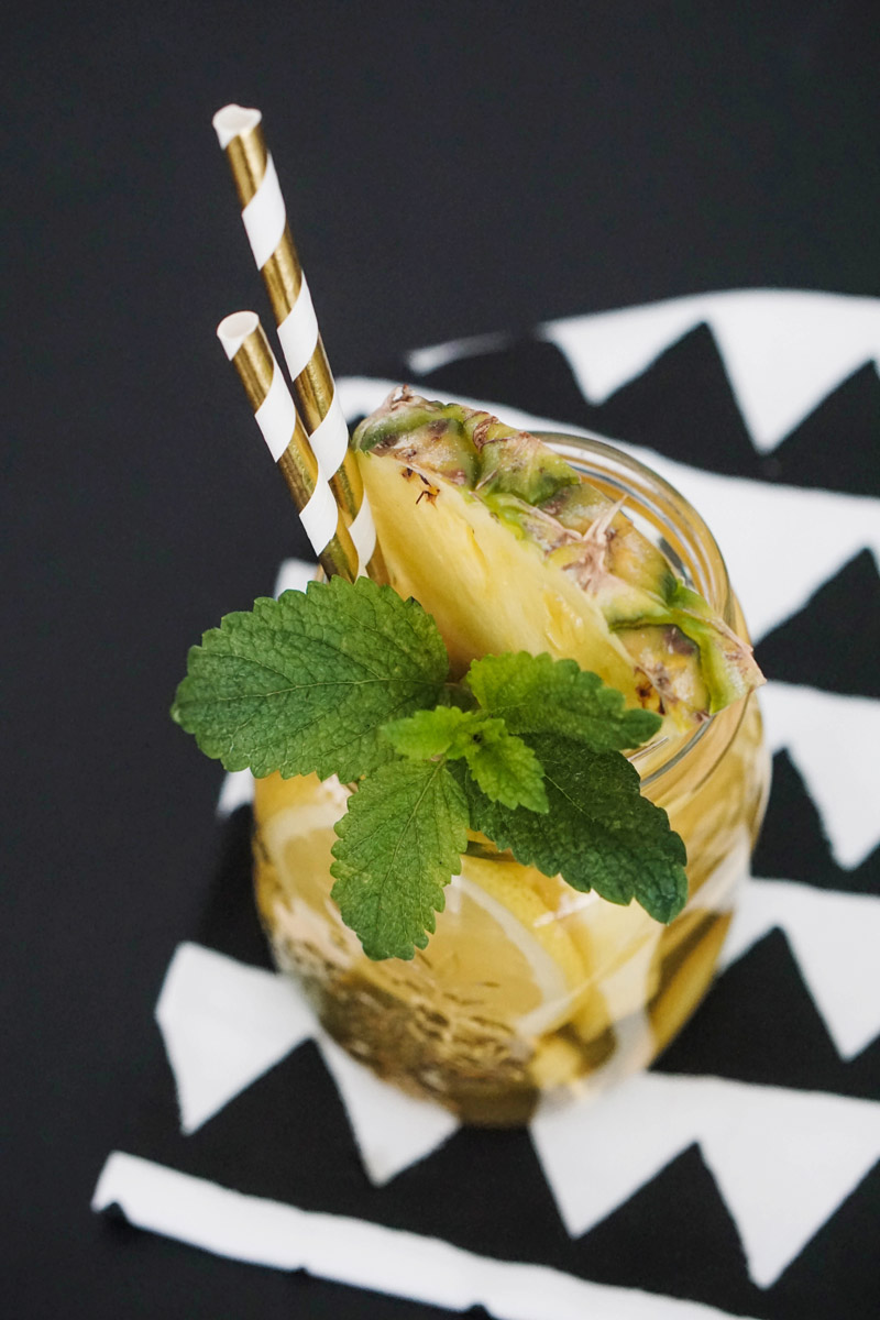 Tropical Ananas Eistee mit Fitvia – selbstgemacht 1