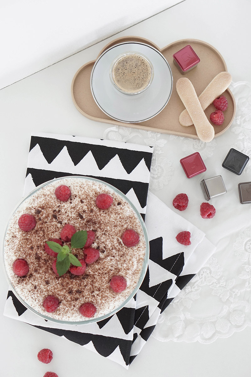 Mein Rezept fuer den Sommer – Leichtes Tiramisu mit Himbeeren