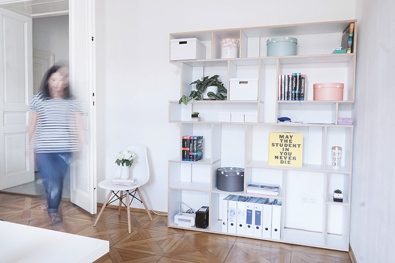 Unser Tylko Regal fürs Büro