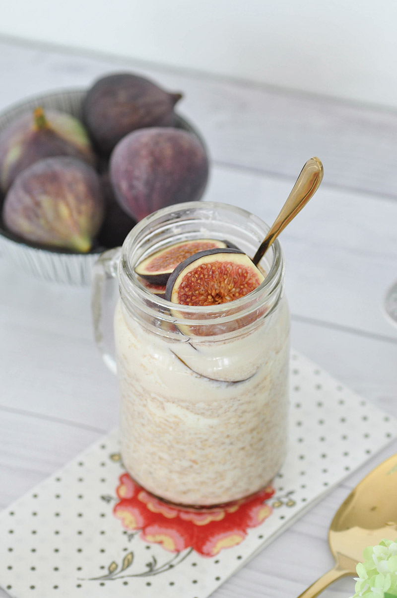 Gesundes Frühstück fürs Büro: Proats mit Feigen