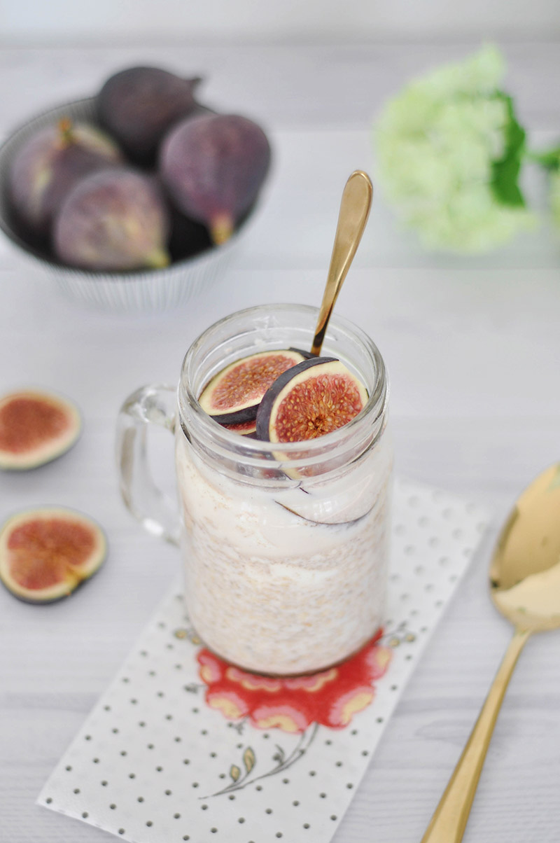 Gesundes Frühstück fürs Büro: Proats mit Feigen