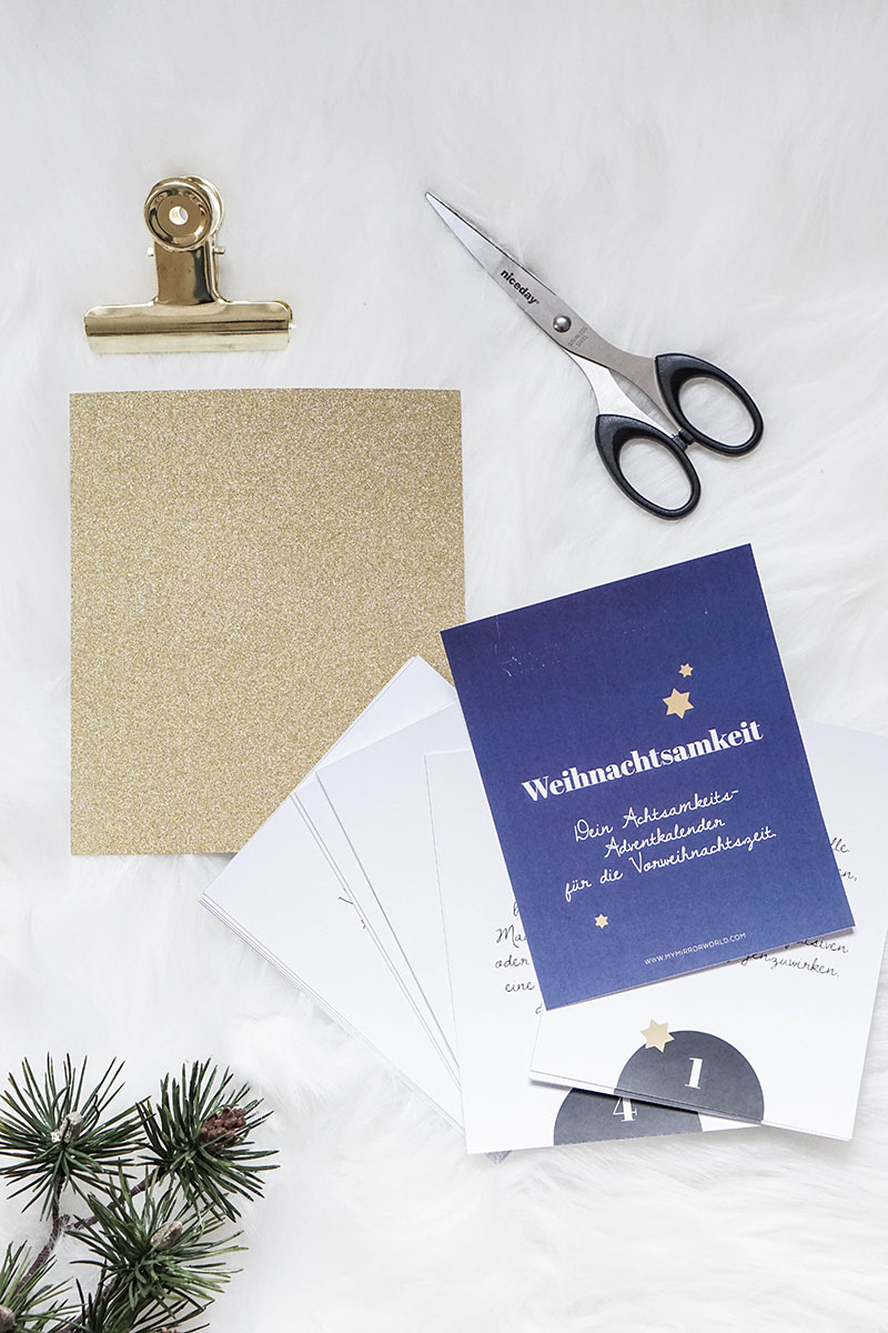 DIY Achtsamkeits Adventkalender selber machen