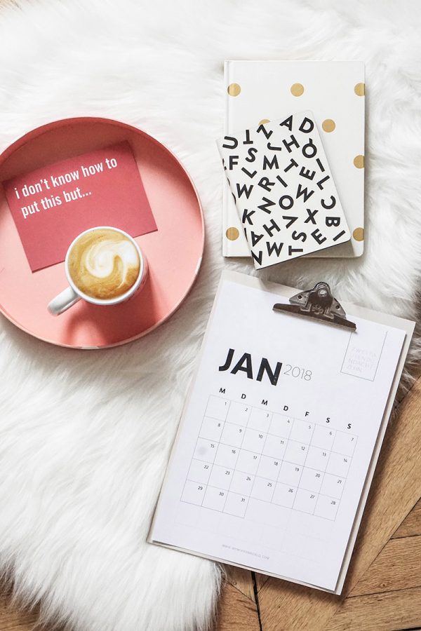 Kalender 2018 Zum Ausdrucken Kostenlos Din A4