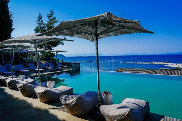 Die griechische Insel Skopelos. Das Hotel Natura Boutique in Loutraki